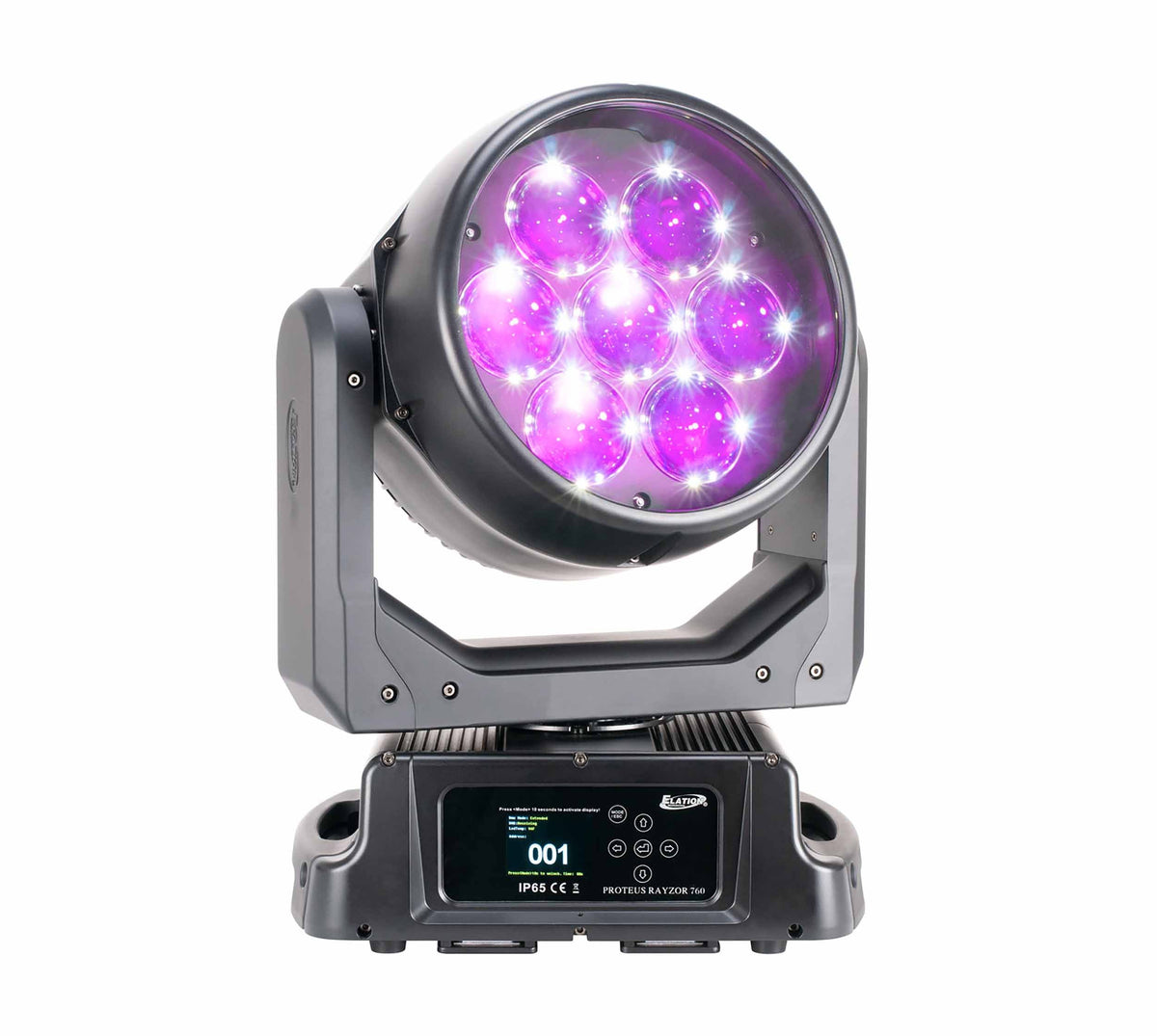 Elation Proteus Rayzor 760 & IP65 Wash Fixture w/ SparkLED Effect & 7x, view 6