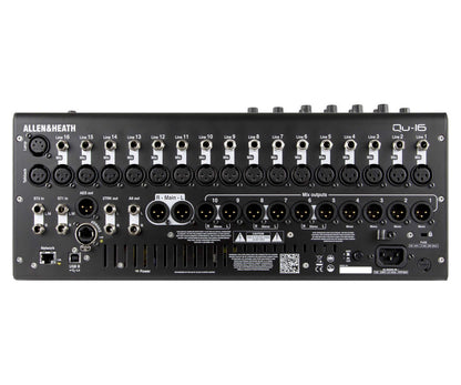 Allen & Heath Qu-16 16-Channel Rackmountable Digital Mixer - Chrome, view 7