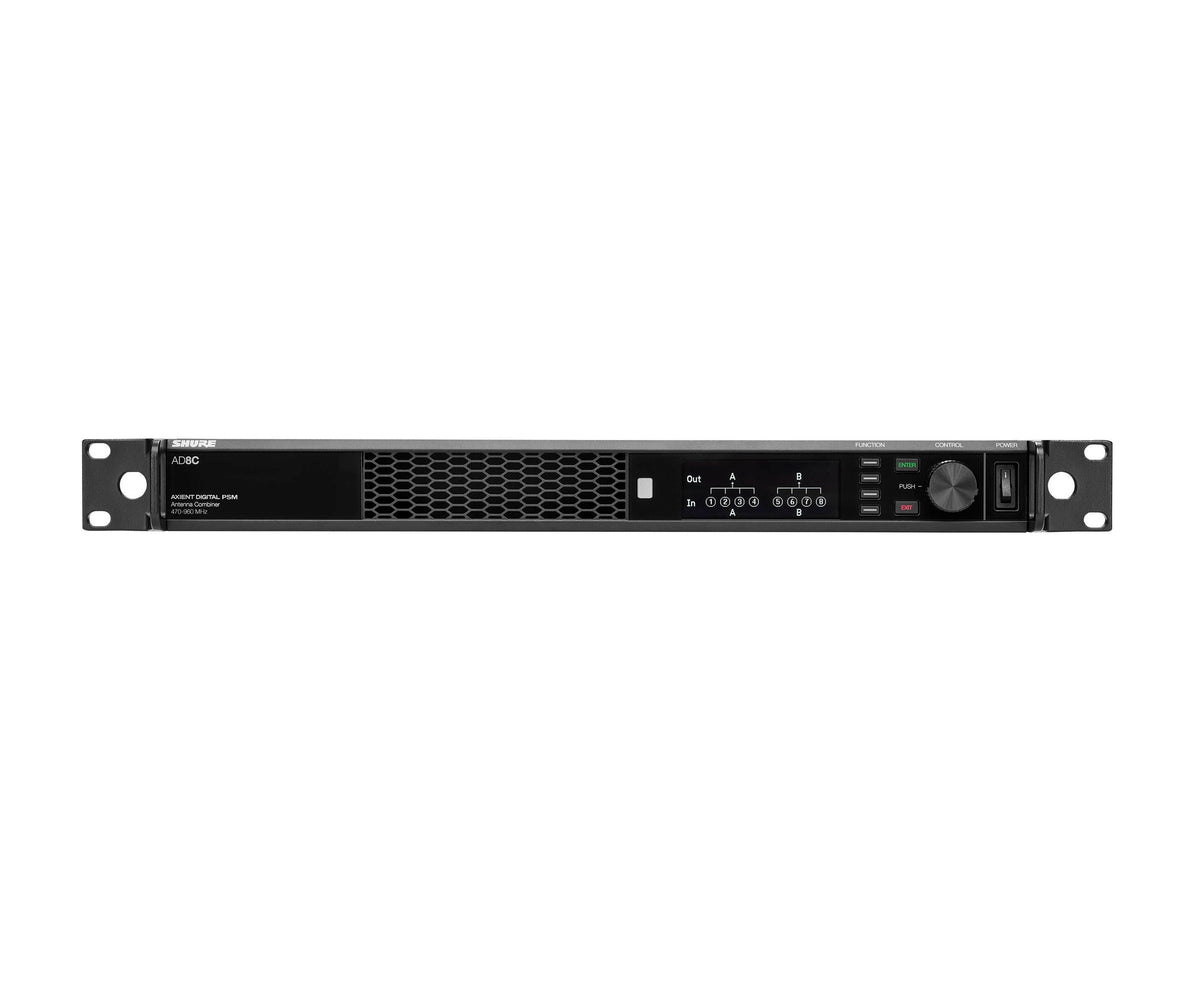 Shure AD8CUS, Axient Digital PSM 8-Port Combiner - 470 to 960 MHz, view 3