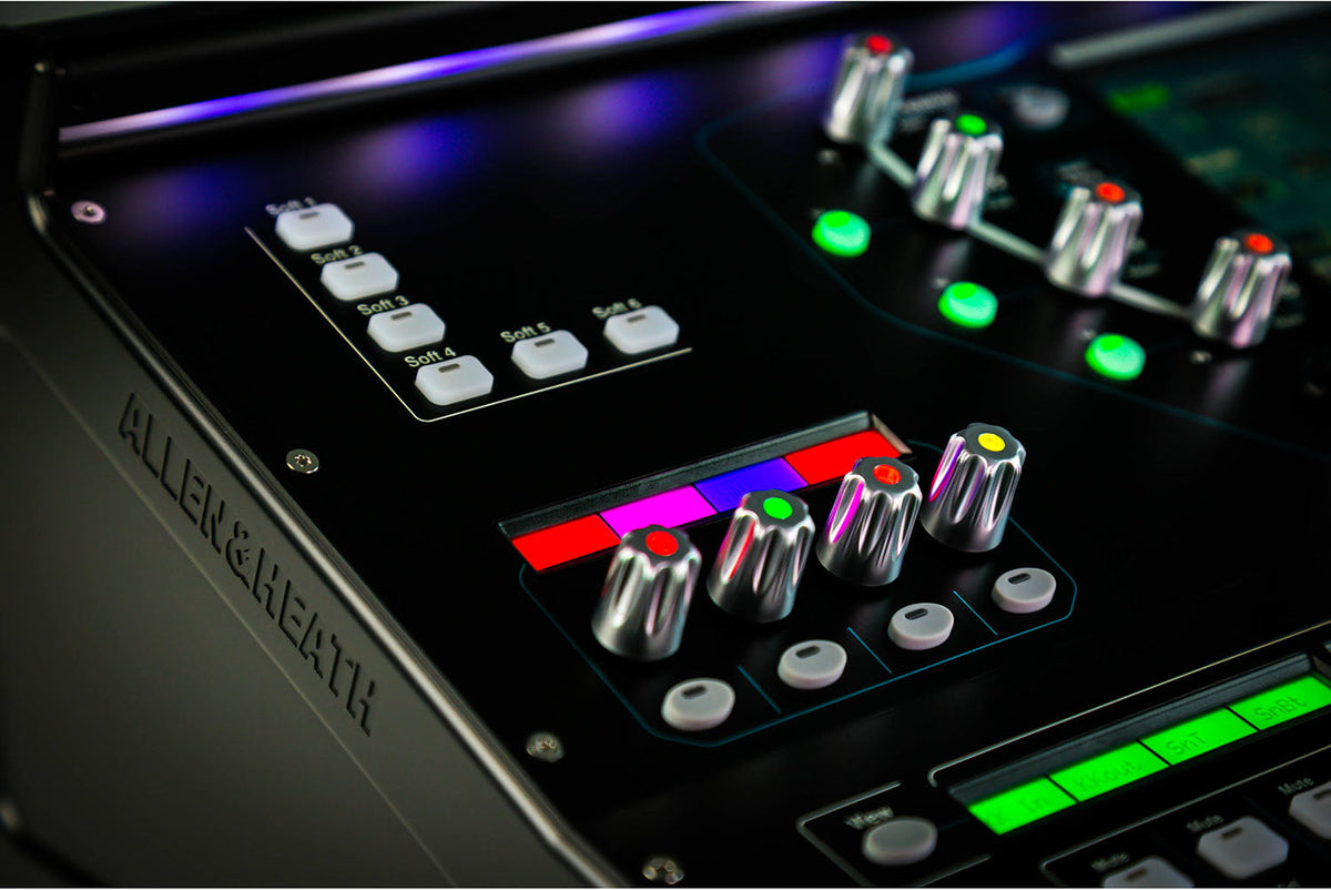 Allen & Heath SQ-6 48-Channel Digital Mixer w/ 24+1 Motorized Faders, view 8