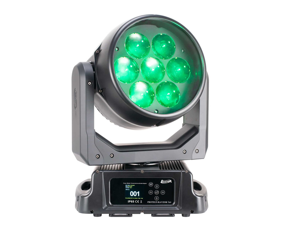 Elation Proteus Rayzor 760 & IP65 Wash Fixture w/ SparkLED Effect & 7x, view 2