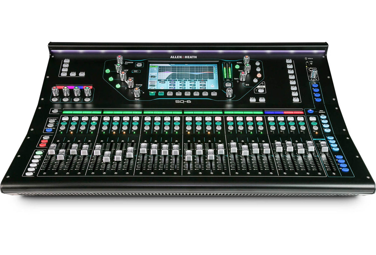 Allen & Heath SQ-6 48-Channel Digital Mixer w/ 24+1 Motorized Faders, view 2