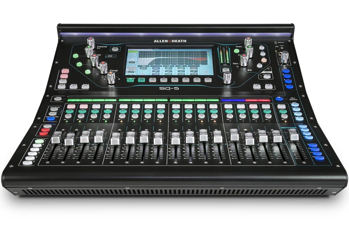 Allen & Heath SQ-5 48-Channel & 36-Bus Digital Mixer w/ 16+1 Motorized Zoom, view 3
