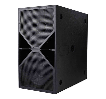 BASSBOSS BB-ZV28-MK3 Dual 18-Inch Active Subwoofer - Black, view 3
