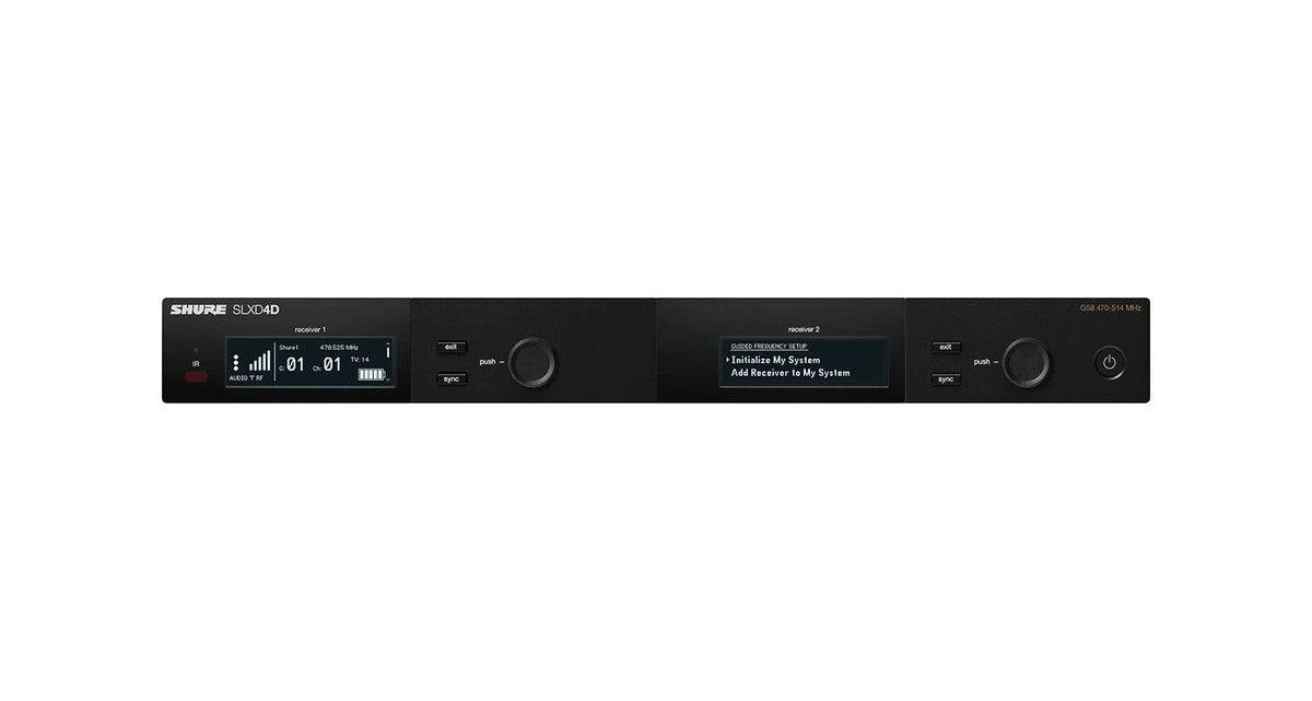 Shure SLXD24D/B58 Dual Wireless System w/ Handheld Mic & Transmitter, view 3