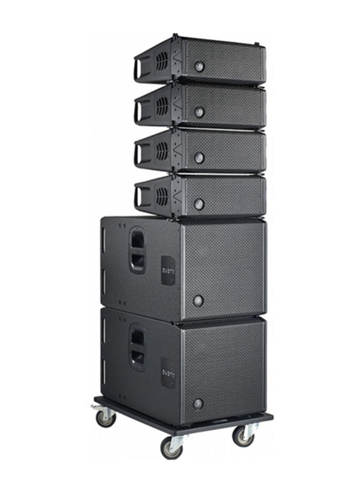 DAS Audio EVENT-26A, Powered 2-Way Compact Line Array Module - Black, view 3