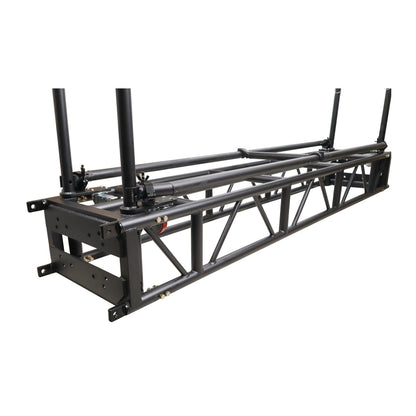 ProX XT-PRERIG10FTBLK Black Pre-Rig Truss Segment w/ Removable Rolling, view 5