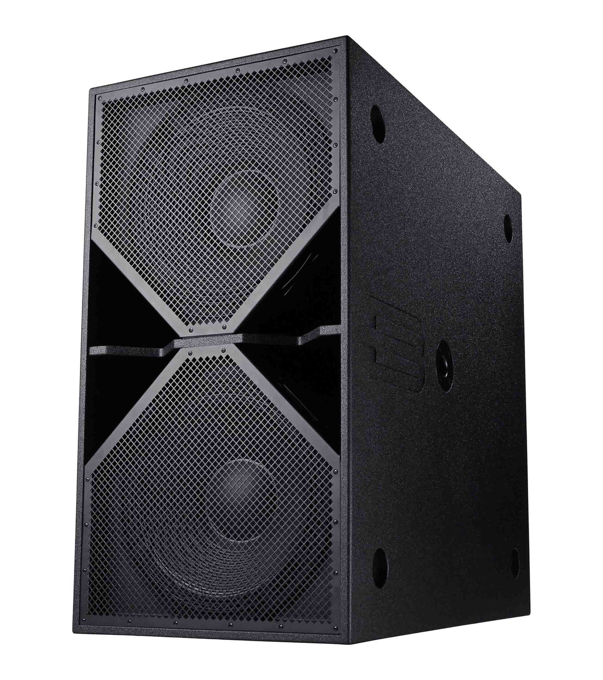 BASSBOSS BB-ZV28-MK3 Dual 18-Inch Active Subwoofer - Black