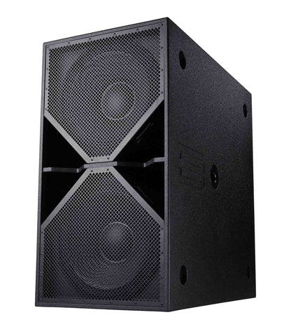 BASSBOSS BB-ZV28-MK3 Dual 18-Inch Active Subwoofer - Black