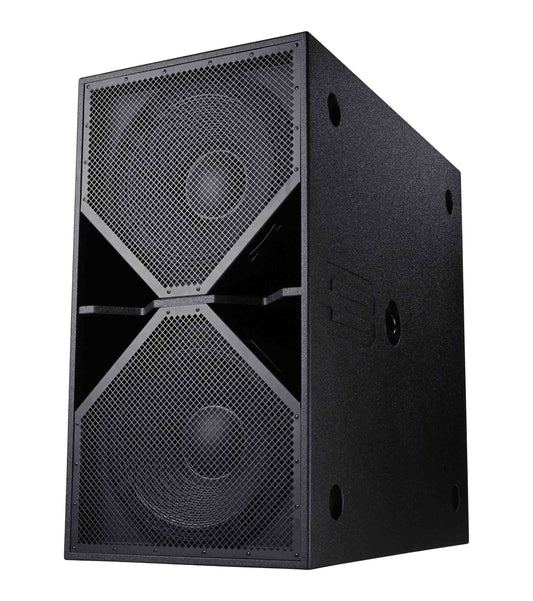 BASSBOSS BB-ZV28-MK3 Dual 18-Inch Active Subwoofer - Black