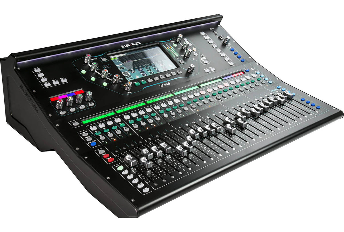 Allen & Heath SQ-6 48-Channel Digital Mixer w/ 24+1 Motorized Faders