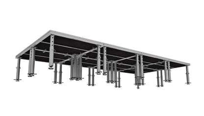 ProX XSU-8X16PKG Stage One 8 FT x 16 FT Portable Stage Pkg 8' 16', view 4