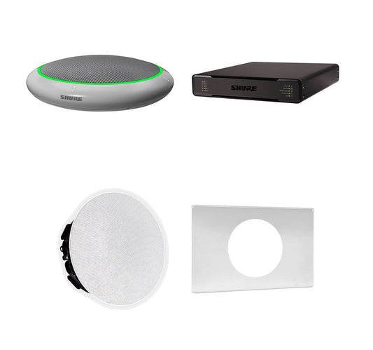Shure 310P AL-V Ecosystem Pkg w/ Mic & Processor & Ceiling Speakers Speaker