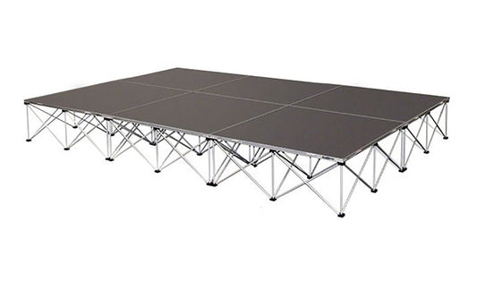 IntelliStage ISTAGE12816I 12 FT x 8 FT x 16" High Complete Stage