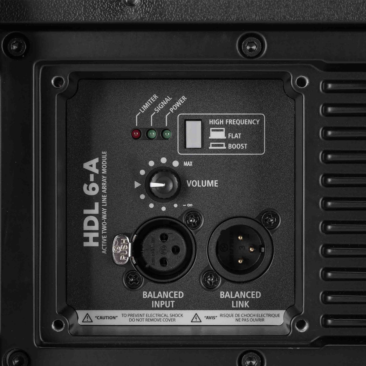 RCF HDL6-A, 1400W Dual 6" Active Line Array Module - Black, view 9