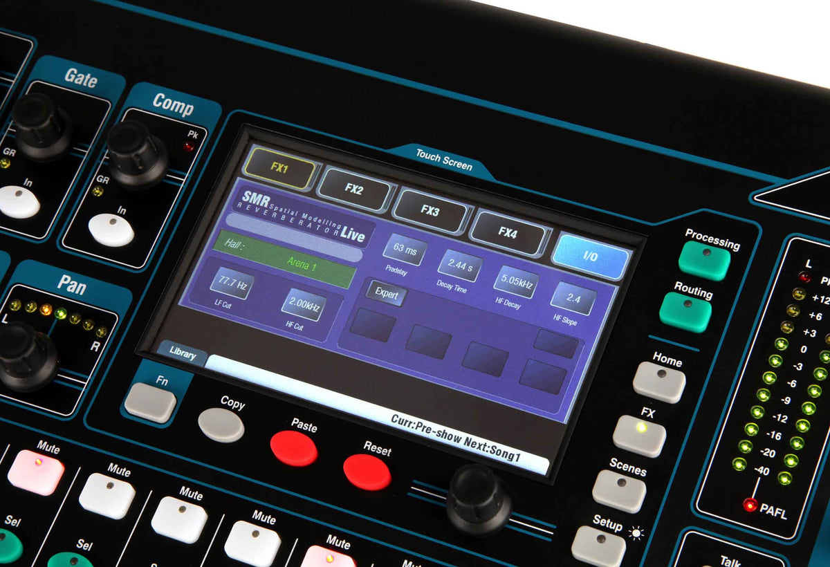 Allen & Heath Qu-16 16-Channel Rackmountable Digital Mixer - Chrome, view 10