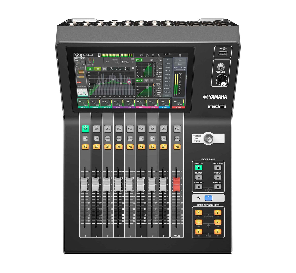 Yamaha DM3S, 22-Channel Ultra Compact Digital Mixer, view 4
