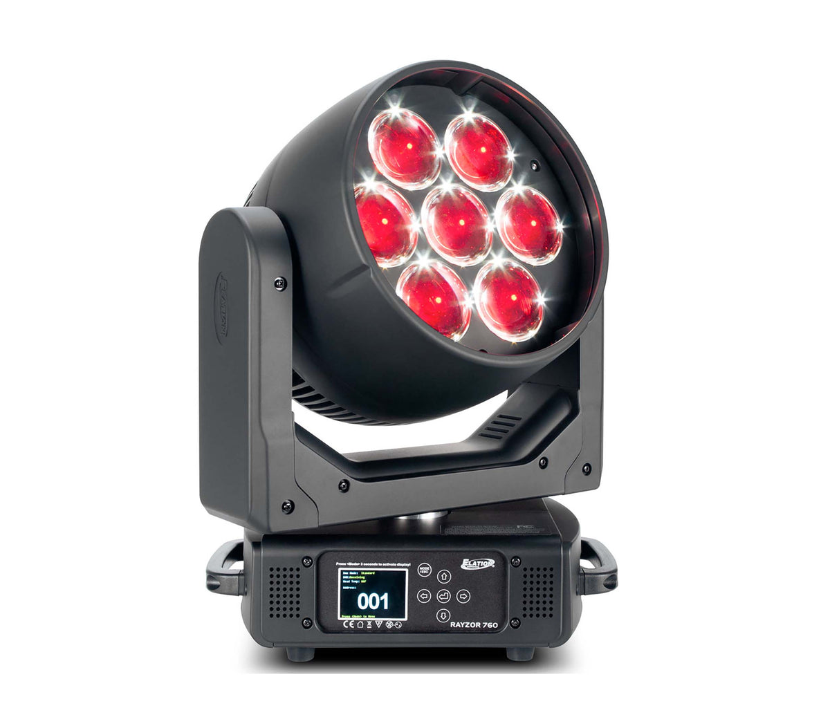 Elation RAYZOR 760 7x 60-Watt RGBW LED Wash Fixture w/ SparkLED Effect
