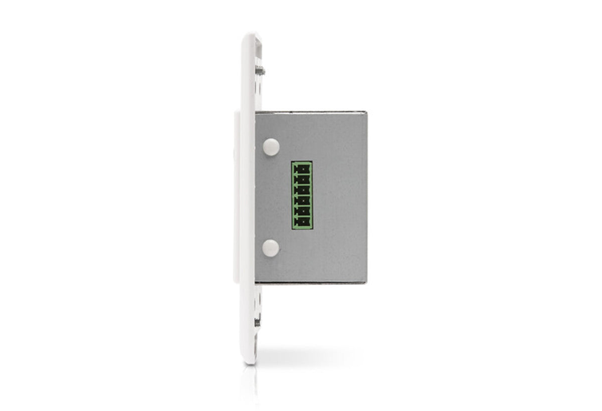 QSC Und6io, Attero Tech By QSC Dante Networked Audio Wall Plate, view 3