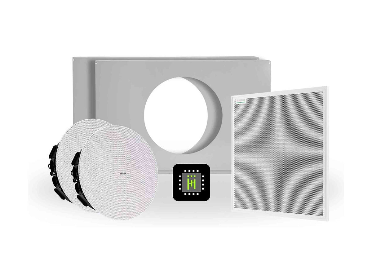 Shure 920M W-V Ecosystem Pkg w/ Mic & Ceiling Speakers & Tile Speaker