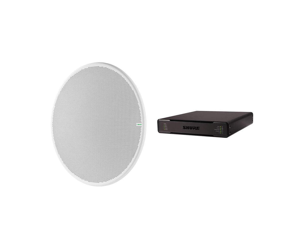 Shure MXA920 Conf Room Bundle Contains Ceiling Mic Array & P300-IMX