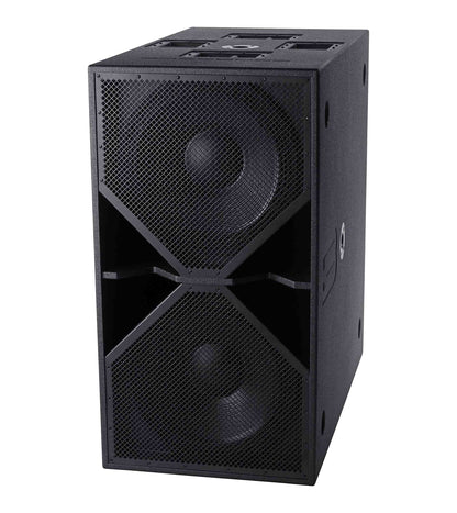 BASSBOSS BB-ZV28-MK3 Dual 18-Inch Active Subwoofer - Black, view 4