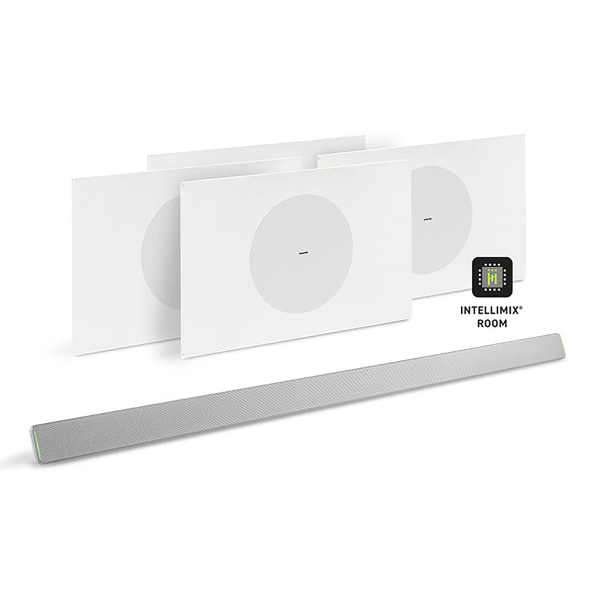 Shure 714M AL-V Ecosystem Pkg w/ Mic & Ceiling Speakers & Tile Speaker
