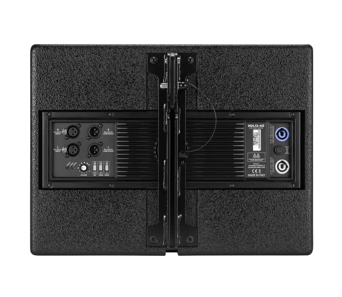 RCF HDL 12-AS, 1400W 12-inch Compact Active Flyable Subwoofer - Black, view 4