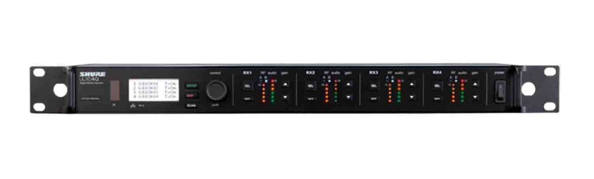 Shure ULXD4Q Quad Channel Digital Wireless Receiver, view 4