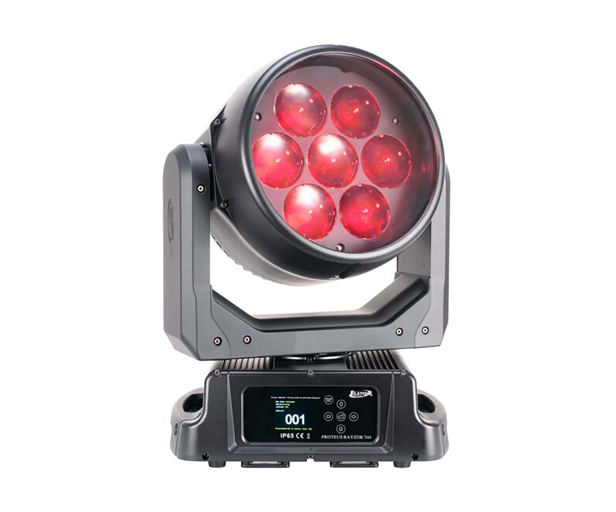 Elation Proteus Rayzor 760 & IP65 Wash Fixture w/ SparkLED Effect & 7x