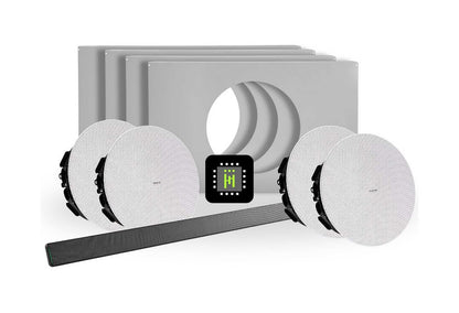 Shure 714M B-V Ecosystem Pkg w/ Mic & Ceiling Speakers & Tile Speaker