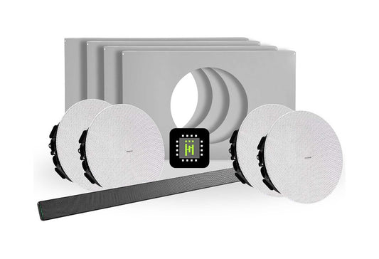 Shure 714M B-V Ecosystem Pkg w/ Mic & Ceiling Speakers & Tile Speaker