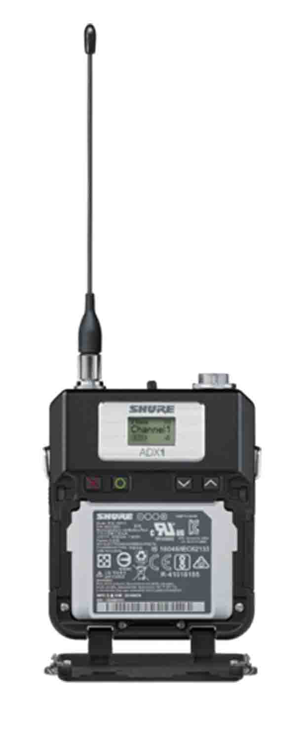 Shure ADX1 Wireless Bodypack Transmitter, view 2