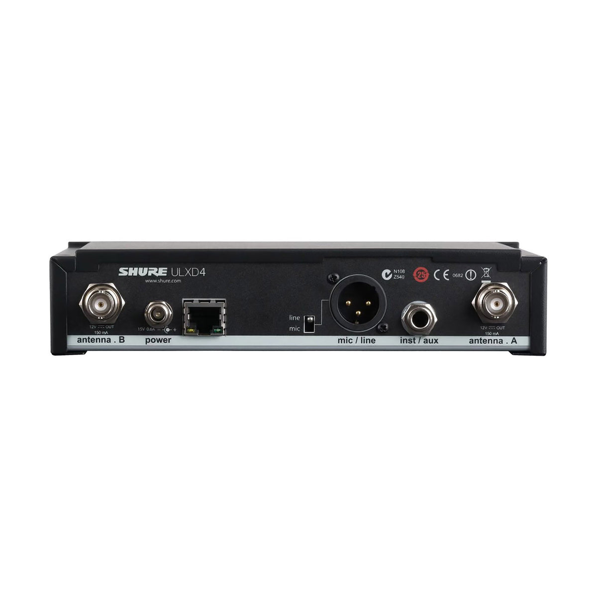 Shure ULXD4 Digital Wireless Receiver, view 3