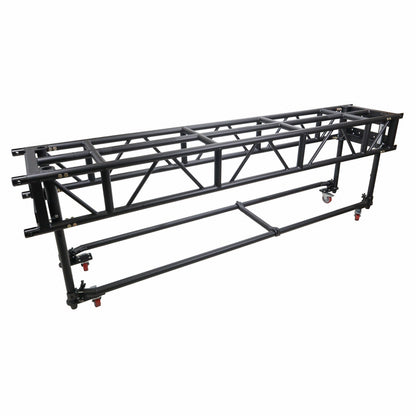 ProX XT-PRERIG10FTBLK Black Pre-Rig Truss Segment w/ Removable Rolling