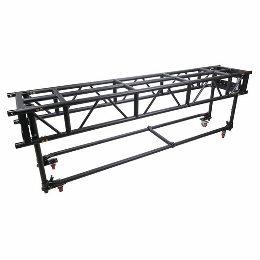 ProX XT-PRERIG10FTBLK Black Pre-Rig Truss Segment w/ Removable Rolling