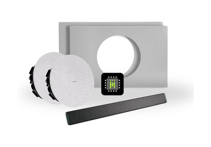 Shure 712M B-V Ecosystem Pkg w/ Mic & Ceiling Speakers & Tile Speaker
