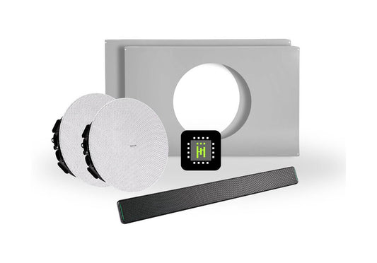 Shure 712M B-V Ecosystem Pkg w/ Mic & Ceiling Speakers & Tile Speaker
