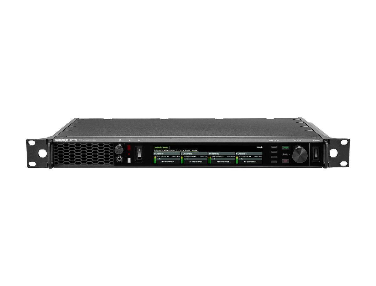 Shure ADTQUS-G57 Axient Digital PSM Quad Transmitter - 470-608 MHz, view 2