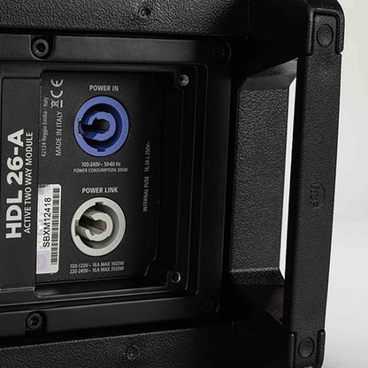 RCF HDL26-A, 2000-Watt Active Line Array Speaker - Black, view 10