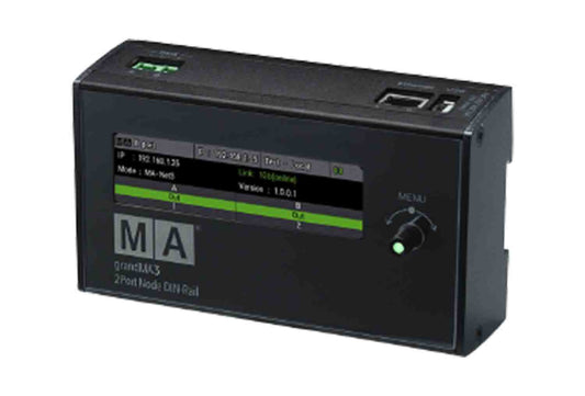 MA Lighting MA4011701 Grandma3 2Port Node DIN-Rail
