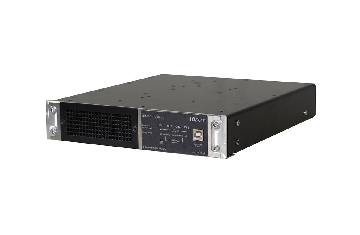 dB Technologies IA504R Class D Half-Rack Amplifier, view 3