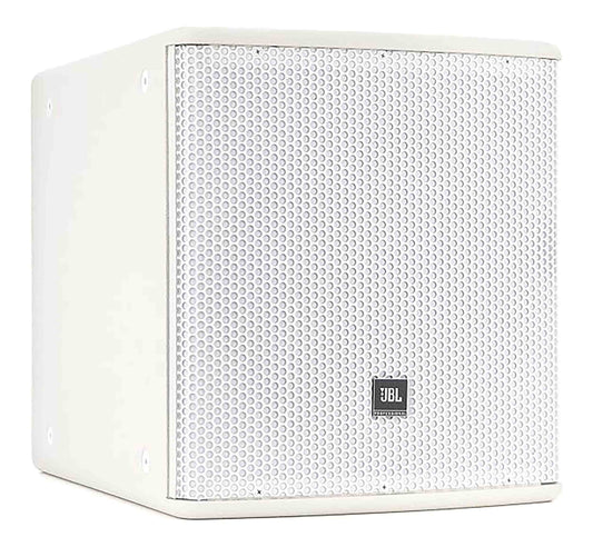 JBL ASB6112-WH, Compact High Power Single 12" Subwoofer - White