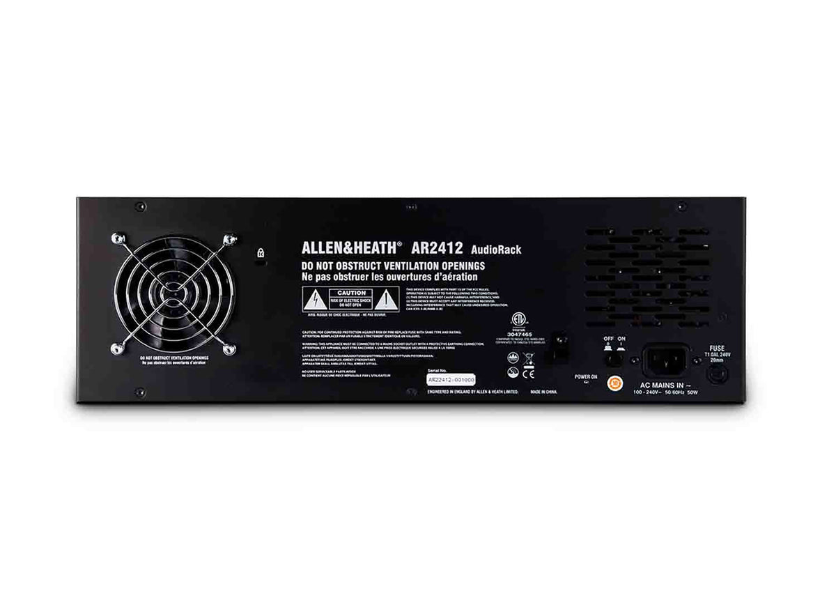 Allen & Heath AR-2412 24x12 Main Remote Stage Rack for GLD & SQ & Qu, view 3