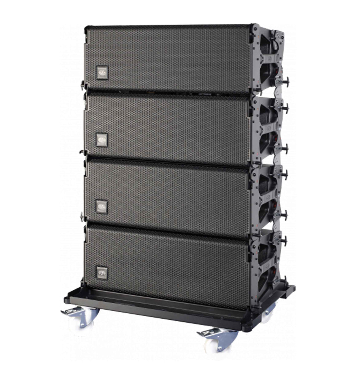 DAS Audio EVENT-208A 3-Way Powered Line Array Loudspeakers - Black, view 5