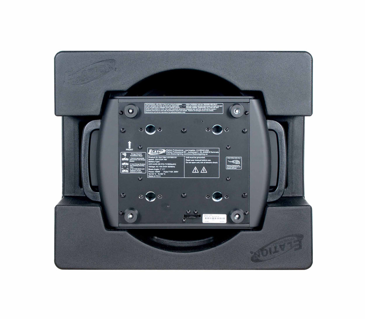 Elation RAYZOR 760 7x 60-Watt RGBW LED Wash Fixture w/ SparkLED Effect, view 10