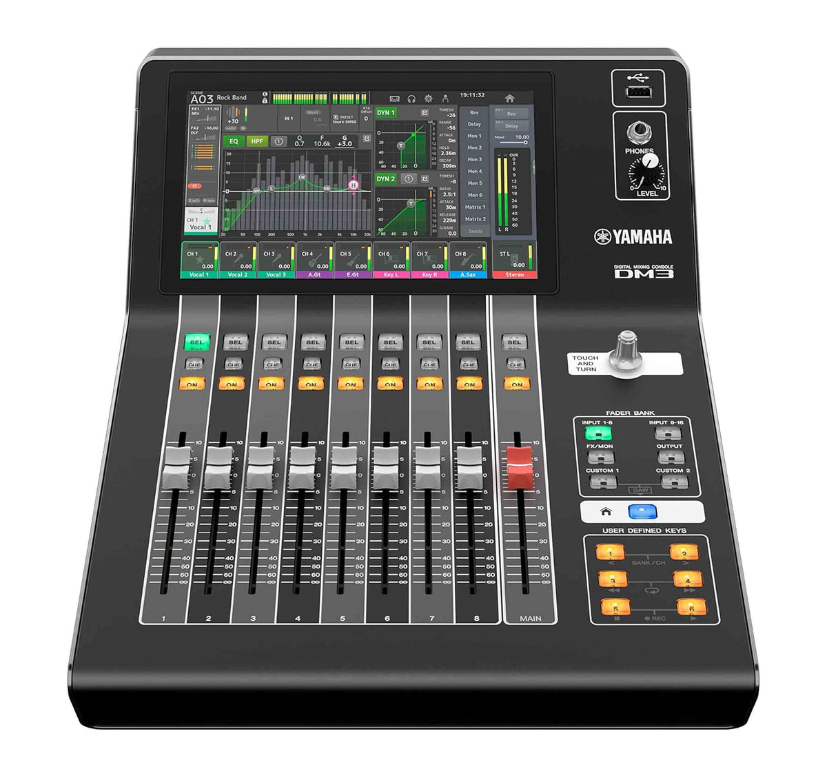 Yamaha DM3S, 22-Channel Ultra Compact Digital Mixer, view 2