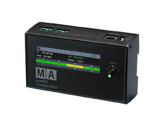 MA Lighting MA4011702 Grandma3 4Port Node DIN-Rail