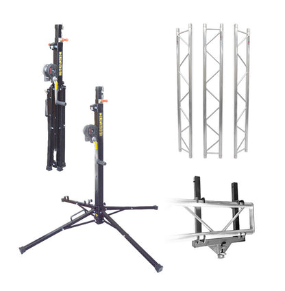 ProX F32 I-Beam Truss Support Pkg w/ (3) 6.56 FT Segments & (2)