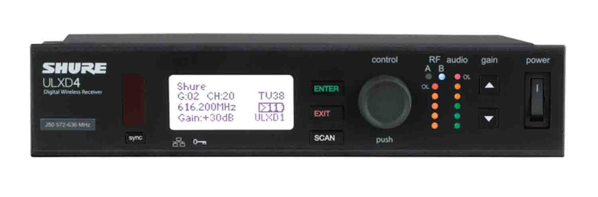 Shure ULXD4 Digital Wireless Receiver, view 5
